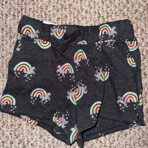 Toddler Rainbow Unicorn Shorts. NWT.